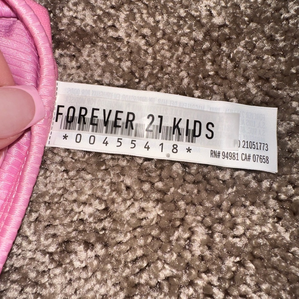 Forever 21 Kids Ombré Pink One Piece Swimsuit New W/O Tag - Picture 4 of 4